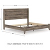 image:imageSignature Design by Ashley Baystorm 6 Drawer Bedroom Dresser Smoky GrayBrown