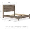image:imageSignature Design by Ashley Baystorm 6 Drawer Bedroom Dresser Smoky GrayBrown