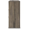 image:imageSignature Design by Ashley Baystorm 6 Drawer Bedroom Dresser Smoky GrayBrown