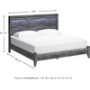image:imageSignature Design by Ashley Baystorm 6 Drawer Bedroom Dresser Smoky GrayGrey