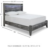 image:imageSignature Design by Ashley Baystorm 6 Drawer Bedroom Dresser Smoky GrayGrey