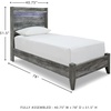 image:imageSignature Design by Ashley Baystorm 6 Drawer Bedroom Dresser Smoky GrayGrey