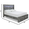 image:imageSignature Design by Ashley Baystorm 6 Drawer Bedroom Dresser Smoky GrayGrey