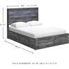 image:imageSignature Design by Ashley Baystorm 6 Drawer Bedroom Dresser Smoky GrayGrey