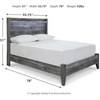 image:imageSignature Design by Ashley Baystorm 6 Drawer Bedroom Dresser Smoky GrayGrey