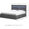image:imageSignature Design by Ashley Baystorm 6 Drawer Bedroom Dresser Smoky GrayGrey