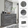 image:imageSignature Design by Ashley Baystorm 6 Drawer Bedroom Dresser Smoky GrayGrey