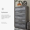 image:imageSignature Design by Ashley Baystorm 6 Drawer Bedroom Dresser Smoky GrayGrey