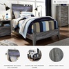 image:imageSignature Design by Ashley Baystorm 6 Drawer Bedroom Dresser Smoky GrayGrey