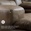 image:imageSignature Design by Ashley Bealeaf Zero Gravity Power Recliner Chair Earth