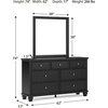 image:imageSignature Design by Ashley Bedroom Black Dresser with MirrorBlack