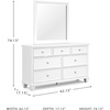 image:imageSignature Design by Ashley Bedroom Black Dresser with MirrorWhite