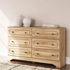image:imageSignature Design by Ashley Bestmere Traditional 6Drawer Dresser with Oak Finish Light Brown