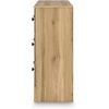 image:imageSignature Design by Ashley Bestmere Traditional 6Drawer Dresser with Oak Finish Light Brown