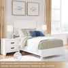 image:imageSignature Design by Ashley Binterglen Twin Panel Bed Frame White