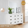 image:imageSignature Design by Ashley Binterglen White 6Drawer Dresser with MirrorWhite