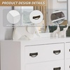 image:imageSignature Design by Ashley Binterglen White 6Drawer Dresser with MirrorWhite