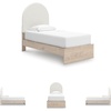 image:imageSignature Design by Ashley Birkmore 6 Drawer Dresser 10Minute Easy Assembly Engineered Wood Whimsical Botanical Accent Drawers for Bedroom Light Oak FinishTan