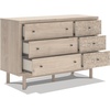image:imageSignature Design by Ashley Birkmore 6 Drawer Dresser 10Minute Easy Assembly Engineered Wood Whimsical Botanical Accent Drawers for Bedroom Light Oak FinishTan