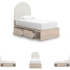 image:imageSignature Design by Ashley Birkmore 6 Drawer Dresser 10Minute Easy Assembly Engineered Wood Whimsical Botanical Accent Drawers for Bedroom Light Oak FinishTan