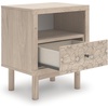 image:imageSignature Design by Ashley Birkmore 6 Drawer Dresser 10Minute Easy Assembly Engineered Wood Whimsical Botanical Accent Drawers for Bedroom Light Oak FinishTan