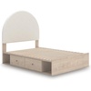 image:imageSignature Design by Ashley Birkmore 6 Drawer Dresser 10Minute Easy Assembly Engineered Wood Whimsical Botanical Accent Drawers for Bedroom Light Oak FinishTan