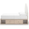 image:imageSignature Design by Ashley Birkmore 6 Drawer Dresser 10Minute Easy Assembly Engineered Wood Whimsical Botanical Accent Drawers for Bedroom Light Oak FinishTan