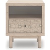 image:imageSignature Design by Ashley Birkmore 6 Drawer Dresser 10Minute Easy Assembly Engineered Wood Whimsical Botanical Accent Drawers for Bedroom Light Oak FinishTan