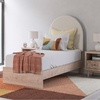 image:imageSignature Design by Ashley Birkmore 6 Drawer Dresser 10Minute Easy Assembly Engineered Wood Whimsical Botanical Accent Drawers for Bedroom Light Oak FinishTan