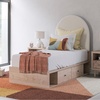 image:imageSignature Design by Ashley Birkmore 6 Drawer Dresser 10Minute Easy Assembly Engineered Wood Whimsical Botanical Accent Drawers for Bedroom Light Oak FinishTan