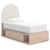 image:imageSignature Design by Ashley Birkmore 6 Drawer Dresser 10Minute Easy Assembly Engineered Wood Whimsical Botanical Accent Drawers for Bedroom Light Oak FinishTan