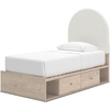 image:imageSignature Design by Ashley Birkmore 6 Drawer Dresser 10Minute Easy Assembly Engineered Wood Whimsical Botanical Accent Drawers for Bedroom Light Oak FinishTan