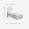 image:imageSignature Design by Ashley Birkmore 6 Drawer Dresser 10Minute Easy Assembly Engineered Wood Whimsical Botanical Accent Drawers for Bedroom Light Oak FinishTan