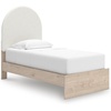 image:imageSignature Design by Ashley Birkmore 6 Drawer Dresser 10Minute Easy Assembly Engineered Wood Whimsical Botanical Accent Drawers for Bedroom Light Oak FinishTan