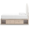 image:imageSignature Design by Ashley Birkmore 6 Drawer Dresser 10Minute Easy Assembly Engineered Wood Whimsical Botanical Accent Drawers for Bedroom Light Oak FinishTan