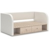 image:imageSignature Design by Ashley Birkmore 6 Drawer Dresser 10Minute Easy Assembly Engineered Wood Whimsical Botanical Accent Drawers for Bedroom Light Oak FinishTan