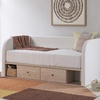 image:imageSignature Design by Ashley Birkmore 6 Drawer Dresser 10Minute Easy Assembly Engineered Wood Whimsical Botanical Accent Drawers for Bedroom Light Oak FinishTan