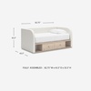 image:imageSignature Design by Ashley Birkmore 6 Drawer Dresser 10Minute Easy Assembly Engineered Wood Whimsical Botanical Accent Drawers for Bedroom Light Oak FinishTan
