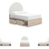 image:imageSignature Design by Ashley Birkmore 6 Drawer Dresser 10Minute Easy Assembly Engineered Wood Whimsical Botanical Accent Drawers for Bedroom Light Oak FinishTan