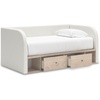 image:imageSignature Design by Ashley Birkmore 6 Drawer Dresser 10Minute Easy Assembly Engineered Wood Whimsical Botanical Accent Drawers for Bedroom Light Oak FinishTan