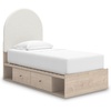 image:imageSignature Design by Ashley Birkmore 6 Drawer Dresser 10Minute Easy Assembly Engineered Wood Whimsical Botanical Accent Drawers for Bedroom Light Oak FinishTan