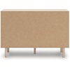 image:imageSignature Design by Ashley Birkmore 6 Drawer Dresser 10Minute Easy Assembly Engineered Wood Whimsical Botanical Accent Drawers for Bedroom Light Oak FinishTan
