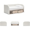 image:imageSignature Design by Ashley Birkmore 6 Drawer Dresser 10Minute Easy Assembly Engineered Wood Whimsical Botanical Accent Drawers for Bedroom Light Oak FinishTan