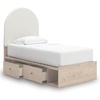 image:imageSignature Design by Ashley Birkmore 6 Drawer Dresser 10Minute Easy Assembly Engineered Wood Whimsical Botanical Accent Drawers for Bedroom Light Oak FinishTan