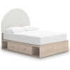 image:imageSignature Design by Ashley Birkmore 6 Drawer Dresser 10Minute Easy Assembly Engineered Wood Whimsical Botanical Accent Drawers for Bedroom Light Oak FinishTan