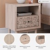 image:imageSignature Design by Ashley Birkmore 6 Drawer Dresser 10Minute Easy Assembly Engineered Wood Whimsical Botanical Accent Drawers for Bedroom Light Oak FinishTan