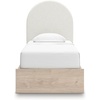 image:imageSignature Design by Ashley Birkmore 6 Drawer Dresser 10Minute Easy Assembly Engineered Wood Whimsical Botanical Accent Drawers for Bedroom Light Oak FinishTan