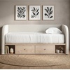 image:imageSignature Design by Ashley Birkmore 6 Drawer Dresser 10Minute Easy Assembly Engineered Wood Whimsical Botanical Accent Drawers for Bedroom Light Oak FinishTan