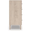 image:imageSignature Design by Ashley Birkmore 6 Drawer Dresser 10Minute Easy Assembly Engineered Wood Whimsical Botanical Accent Drawers for Bedroom Light Oak FinishTan