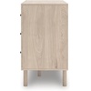 image:imageSignature Design by Ashley Birkmore 6 Drawer Dresser 10Minute Easy Assembly Engineered Wood Whimsical Botanical Accent Drawers for Bedroom Light Oak FinishTan